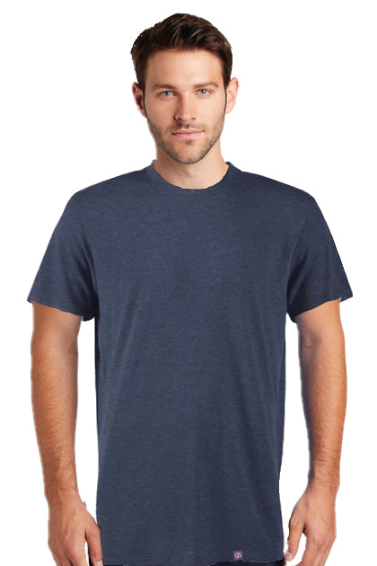 G5 Performance T-Shirt Navy Heather cotton, poly, and rayon blend