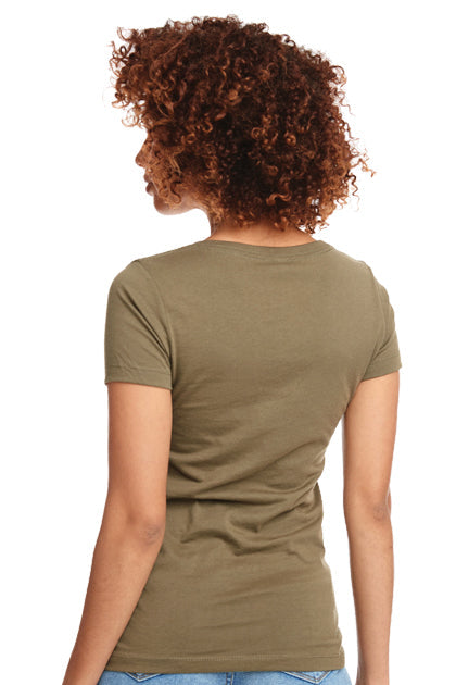 Women's Glo-5 Tee (Military Green) 60% cottton 40% polyester