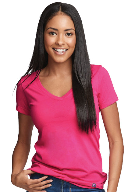 Women's Glo-5 Tee (Raspberry) 60% cottton 40% polyester 