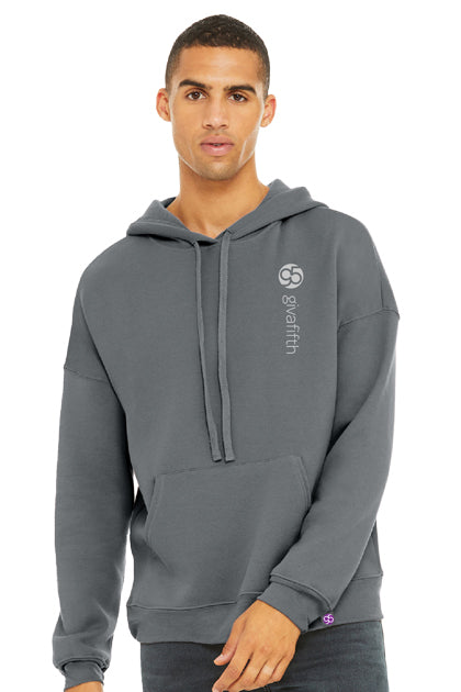 Groove Unisex Fleece Hooded Sweatshirt 52% cotton 48% polyester  Storm