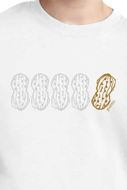 Kids’ Five Things T-Shirt Series: Peanuts White 100% cotton